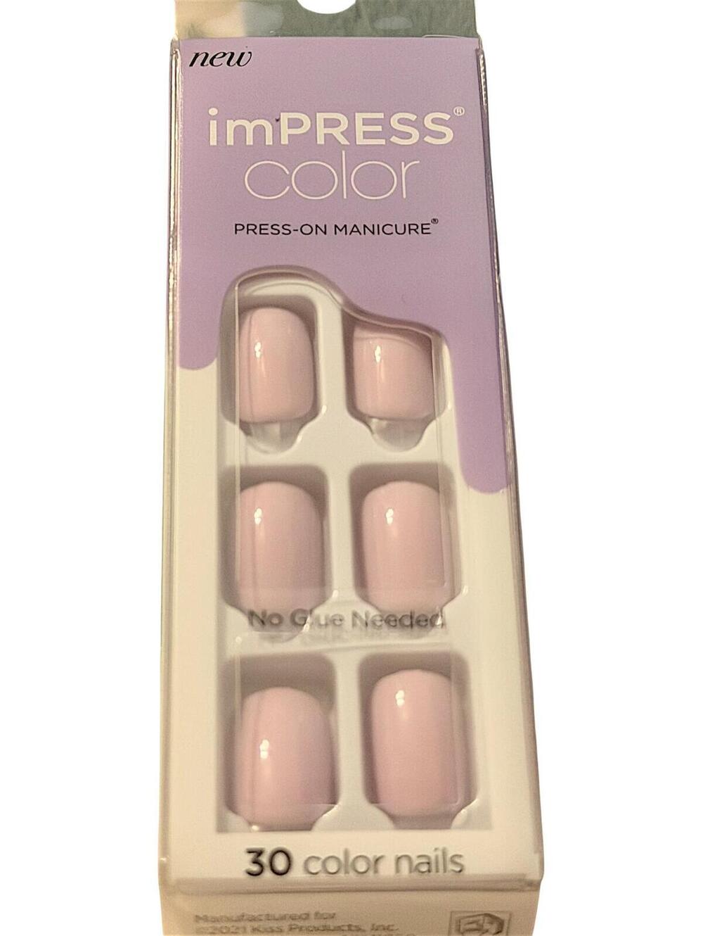 imPRESS Color Press-On Manicure - Short, Light Pink, 30 Nails - Picture 3 of 4